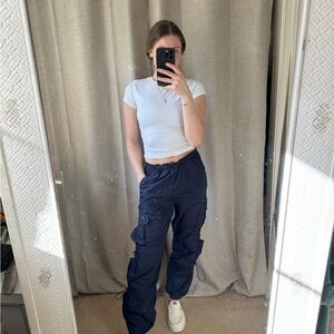 Navy Cargo Pants